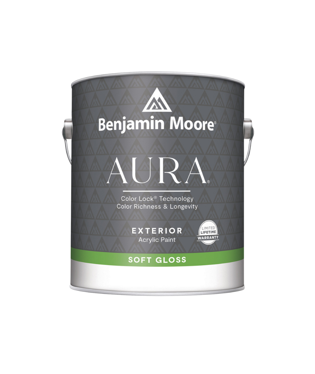 Benjamin Moore Aura Exterior Soft Gloss available at Hirshfield's.