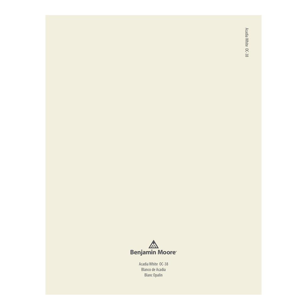 OC-38 Acadia White Peel & Stick Color Swatch by Benjamin Moore, available at Hirshfield's in Minnesota.