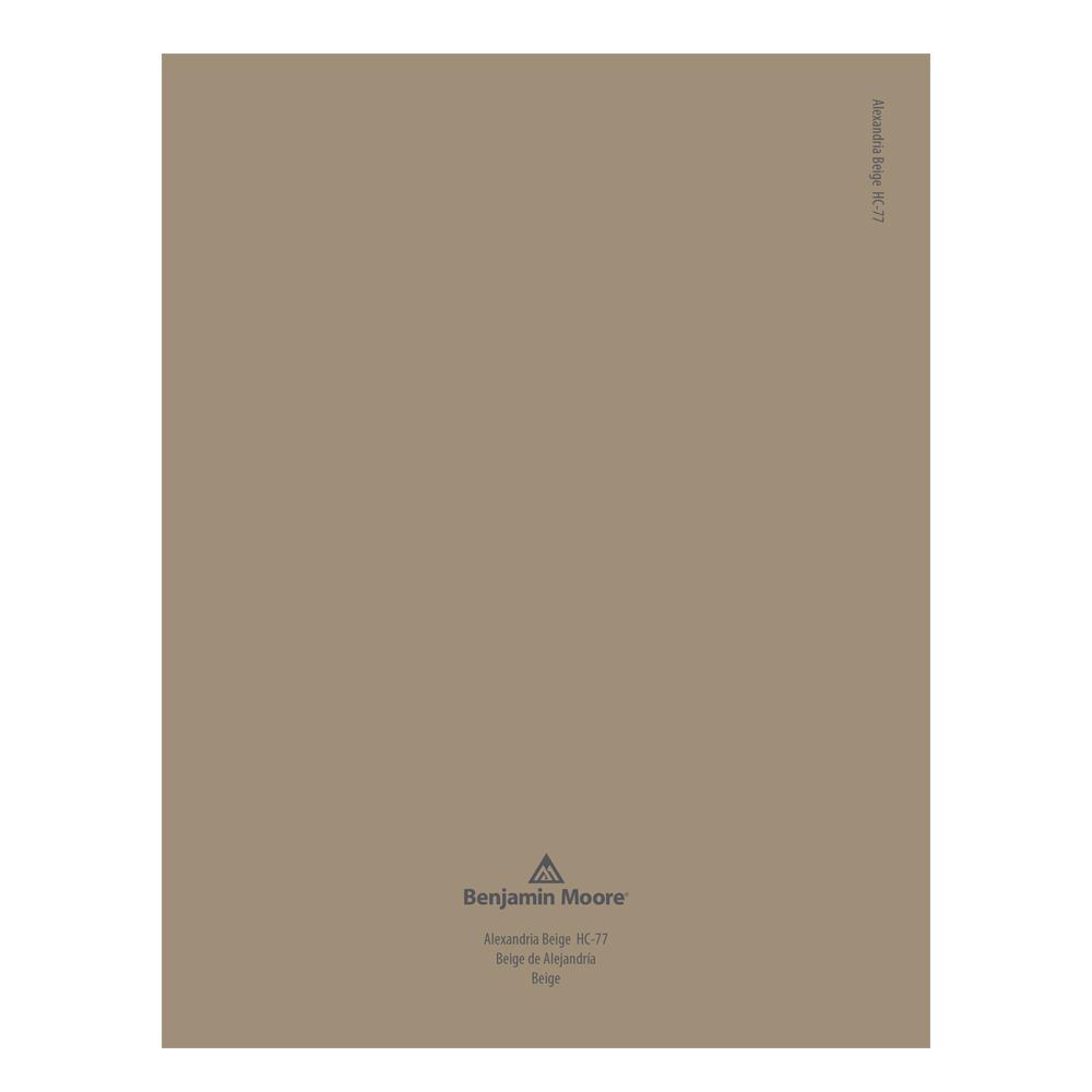 HC-77 Alexandria Beige Peel & Stick Color Swatch by Benjamin Moore, available at Hirshfield's in Minnesota.