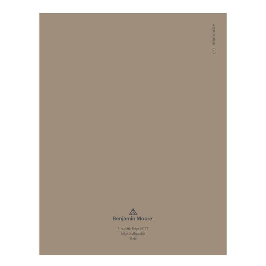 HC-77 Alexandria Beige Peel & Stick Color Swatch by Benjamin Moore, available at Hirshfield's in Minnesota.