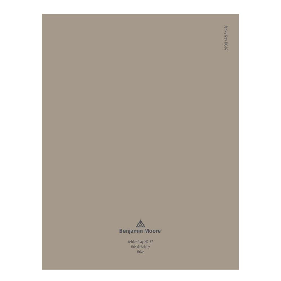 HC-87 Ashley Gray Peel & Stick Color Swatch by Benjamin Moore, available at Hirshfield's in Minnesota.