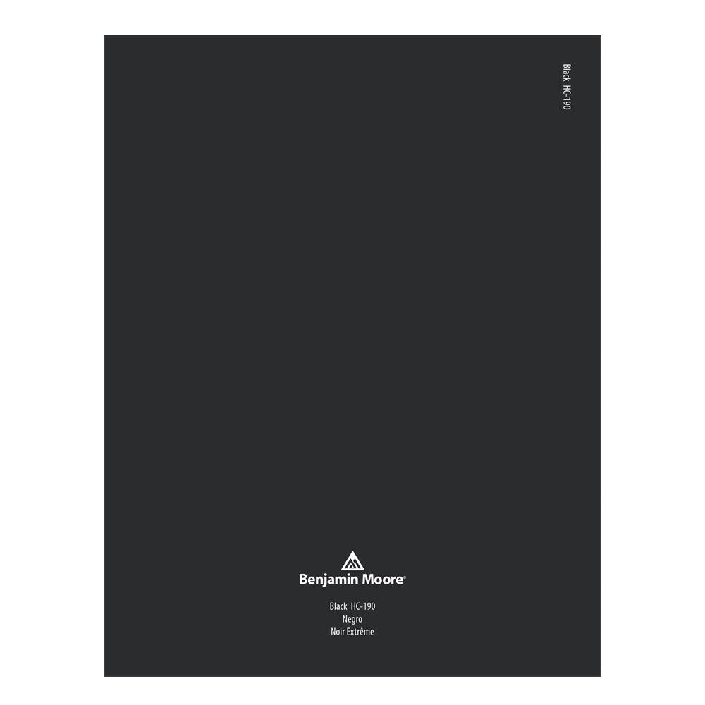 HC-190 Black Peel & Stick Color Swatch by Benjamin Moore, available at Hirshfield's in Minnesota.