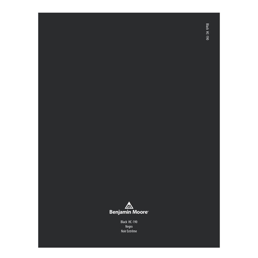 HC-190 Black Peel & Stick Color Swatch by Benjamin Moore, available at Hirshfield's in Minnesota.