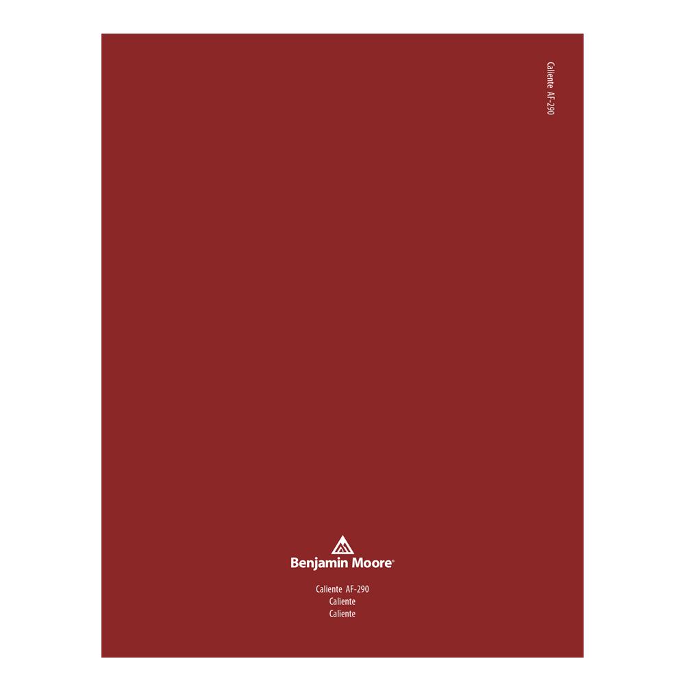 AF-290 Caliente Peel & Stick Color Swatch by Benjamin Moore, available at Hirshfield's in Minnesota.