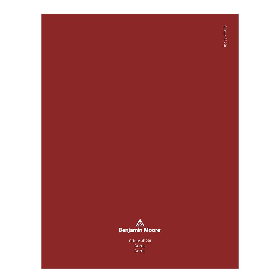 AF-290 Caliente Peel & Stick Color Swatch by Benjamin Moore, available at Hirshfield's in Minnesota.