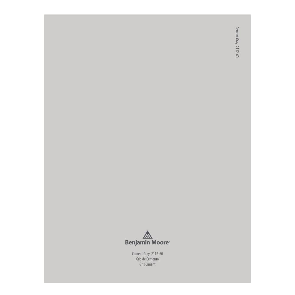 2112-60 Cement Gray Peel & Stick Color Swatch by Benjamin Moore, available at Hirshfield's in Minnesota.