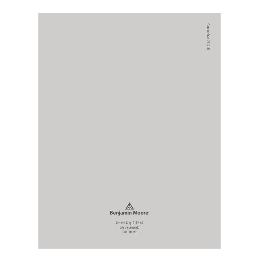 2112-60 Cement Gray Peel & Stick Color Swatch by Benjamin Moore, available at Hirshfield's in Minnesota.