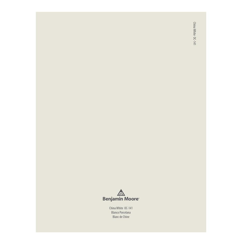 OC-141 China White Peel & Stick Color Swatch by Benjamin Moore, available at Hirshfield's in Minnesota.