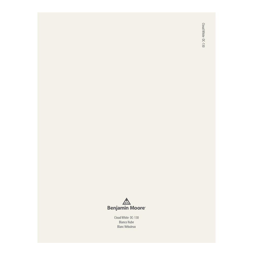 OC-130 Cloud White Peel & Stick Color Swatch by Benjamin Moore, available at Hirshfield's in Minnesota.