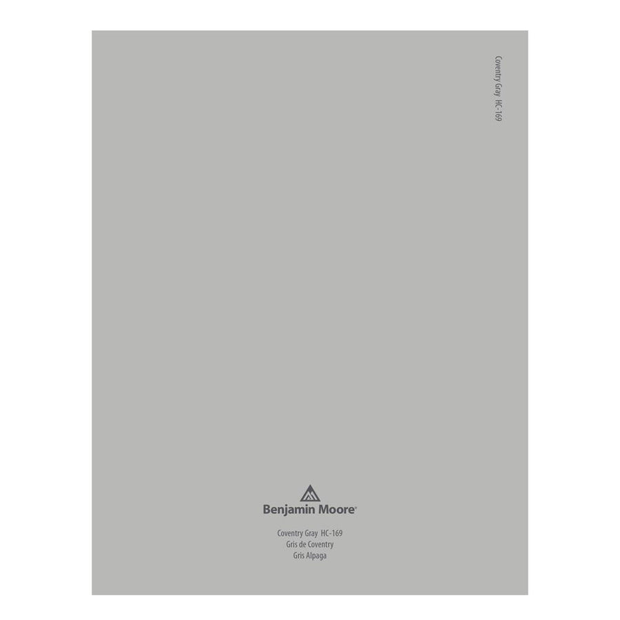 HC-169 Coventry Gray Peel & Stick Color Swatch by Benjamin Moore, available at Hirshfield's in Minnesota.