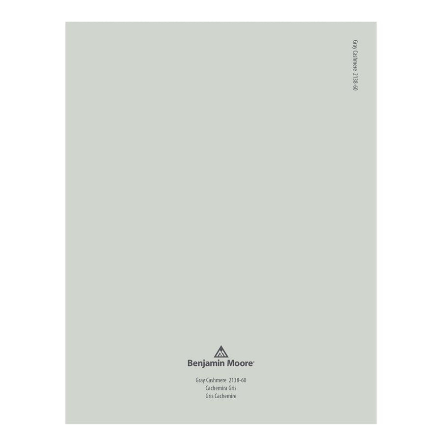 2138-60 Gray Cashmere Peel & Stick Color Swatch by Benjamin Moore, available at Hirshfield's in Minnesota.