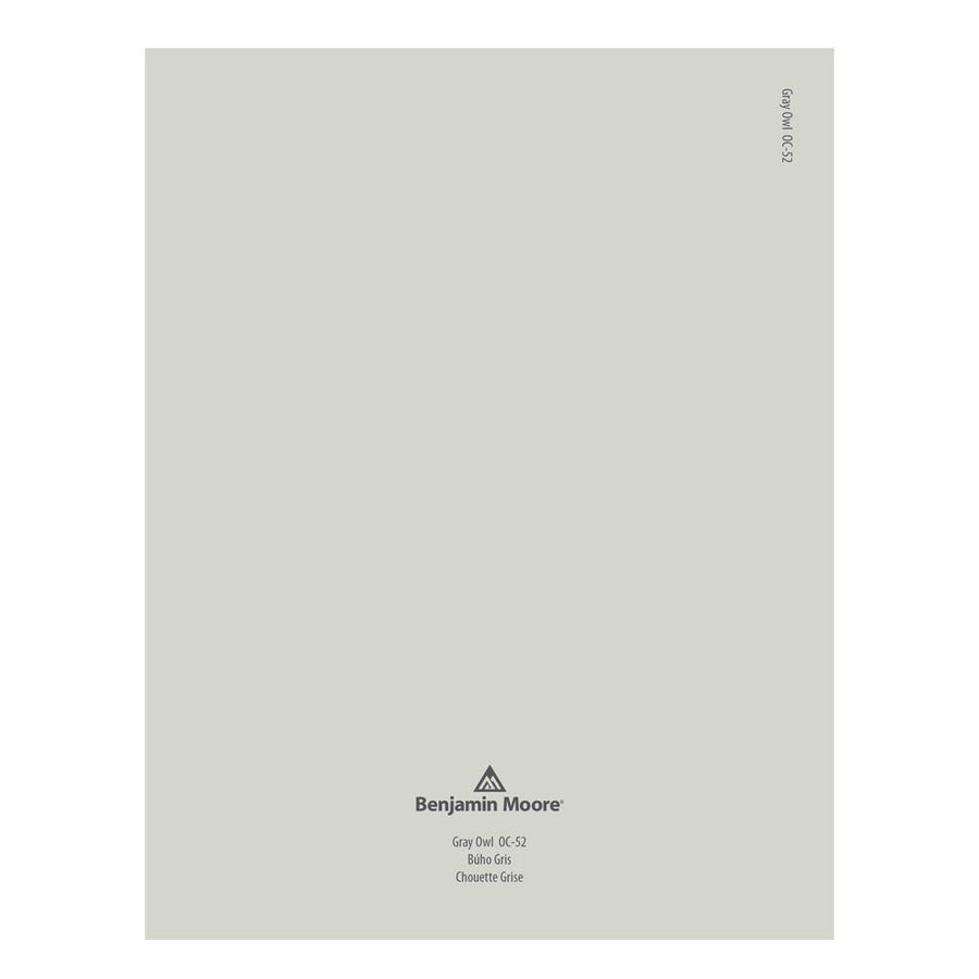 OC-52 Owl Gray Peel & Stick Color Swatch by Benjamin Moore, available at Hirshfield's in Minnesota.