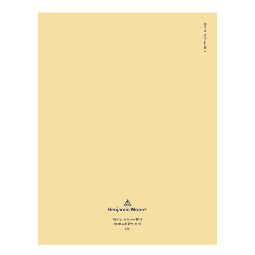 HC-4 Hawthorne Yellow Peel & Stick Color Swatch by Benjamin Moore, available at Hirshfield's in Minnesota.
