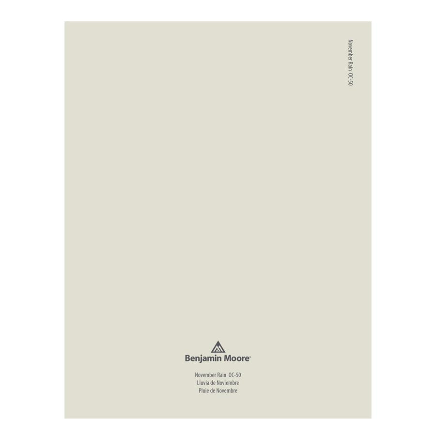 OC-50 November Rain Peel & Stick Color Swatch by Benjamin Moore, available at Hirshfield's in Minnesota.