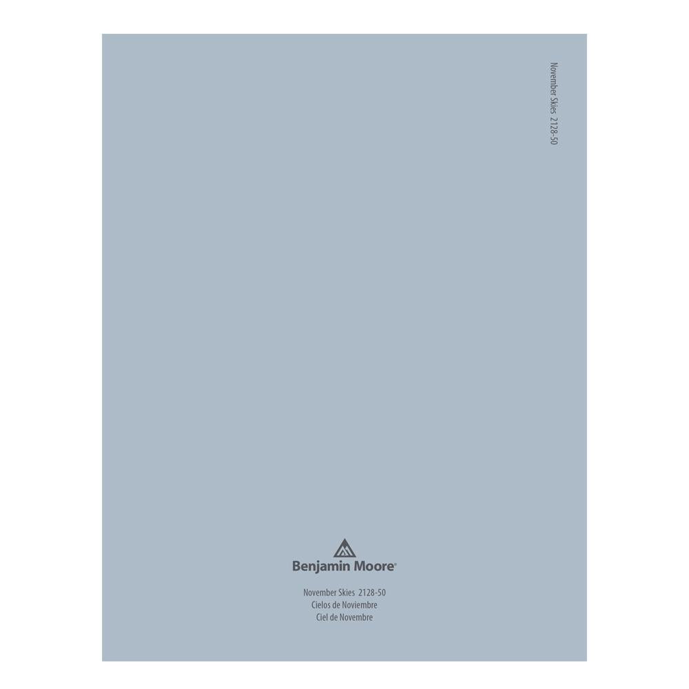 2128-50 November Skies Peel & Stick Color Swatch by Benjamin Moore, available at Hirshfield's in Minnesota.