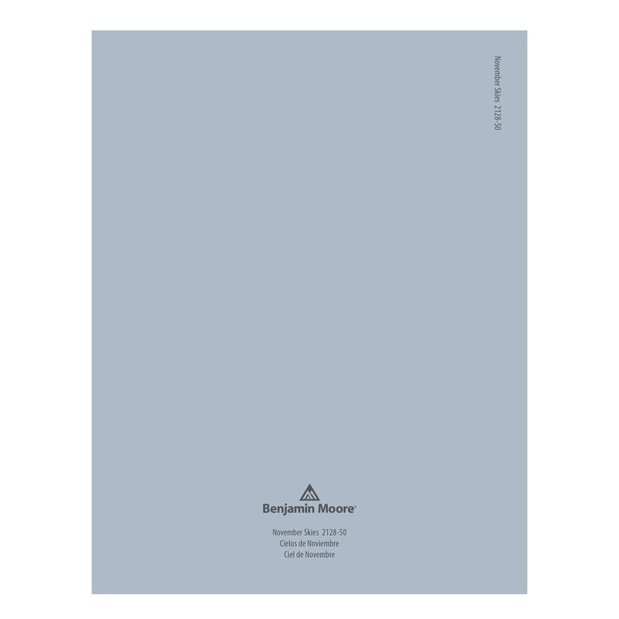 2128-50 November Skies Peel & Stick Color Swatch by Benjamin Moore, available at Hirshfield's in Minnesota.