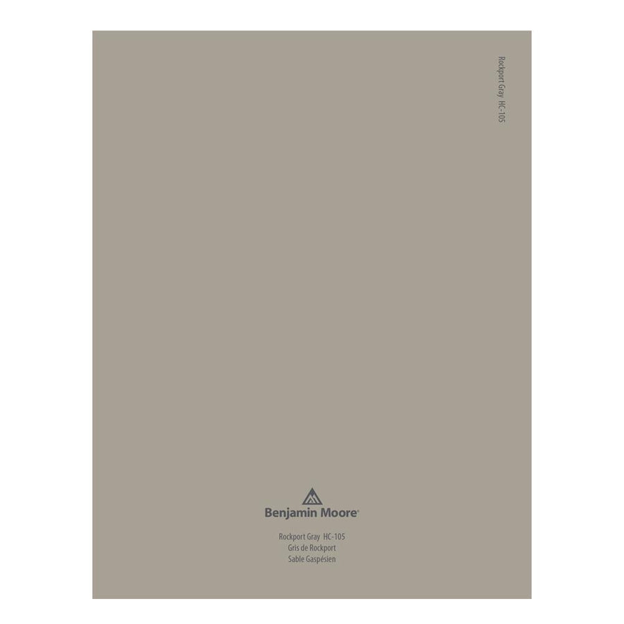 HC-105 Rockport Gray Peel & Stick Color Swatch by Benjamin Moore, available at Hirshfield's in Minnesota.