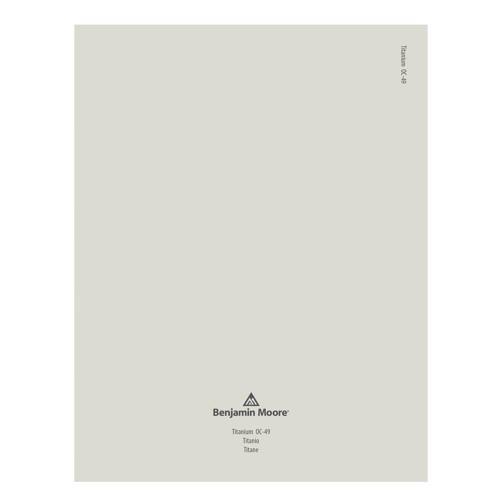 OC-49 Titanium Peel & Stick Color Swatch by Benjamin Moore, available at Hirshfield's in Minnesota.