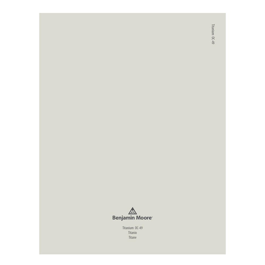 OC-49 Titanium Peel & Stick Color Swatch by Benjamin Moore, available at Hirshfield's in Minnesota.