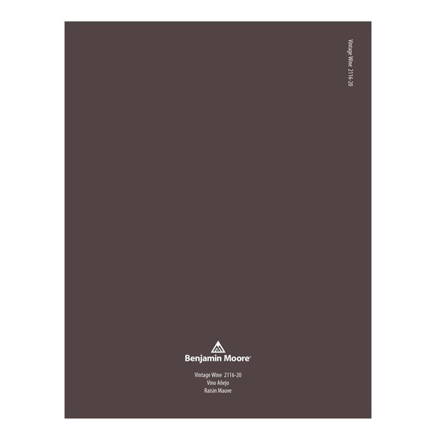 2116-20 Vintage Wine Peel & Stick Color Swatch by Benjamin Moore, available at Hirshfield's in Minnesota.
