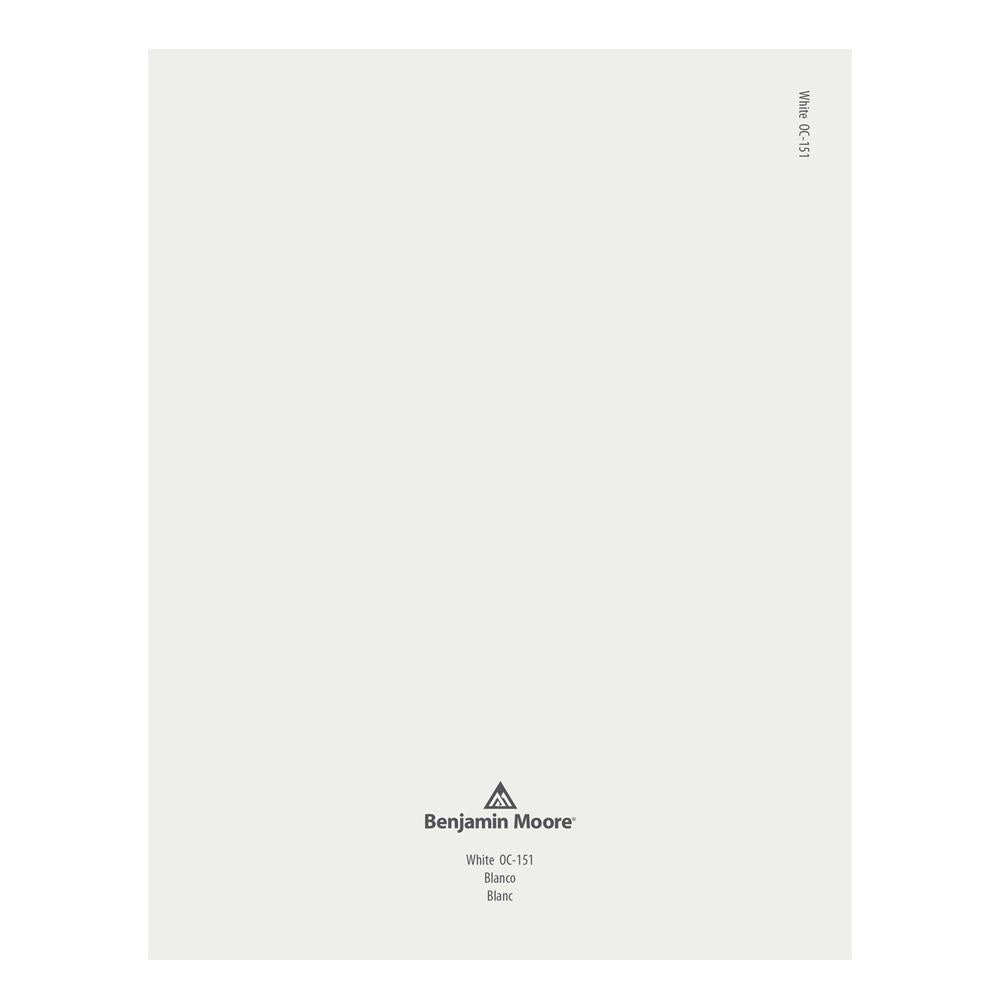 OC-151 White Peel & Stick Color Swatch by Benjamin Moore, available at Hirshfield's in Minnesota.