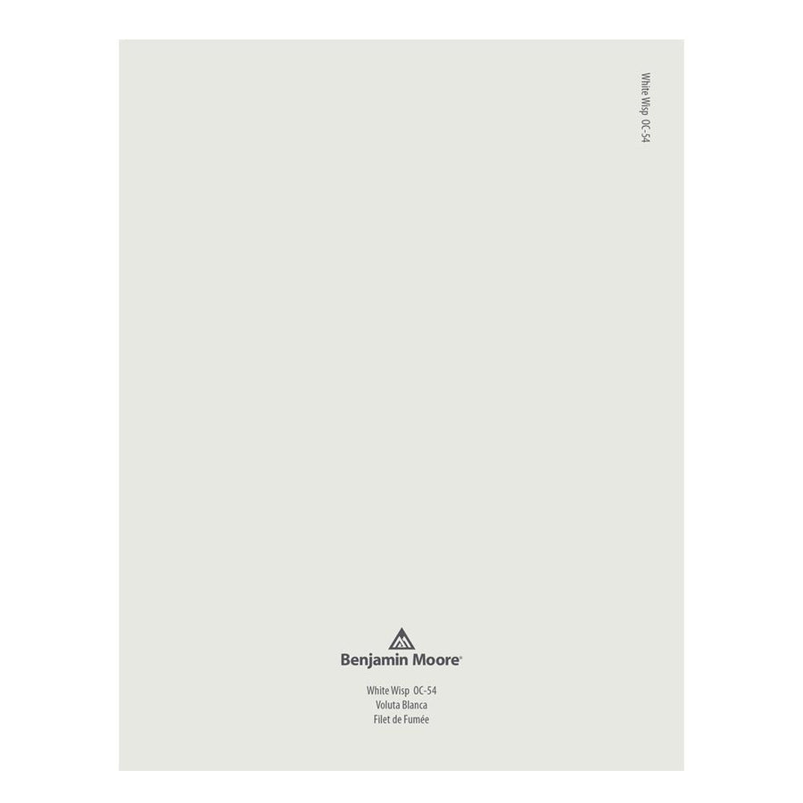 OC-54 White Wisp Peel & Stick Color Swatch by Benjamin Moore, available at Hirshfield's in Minnesota.