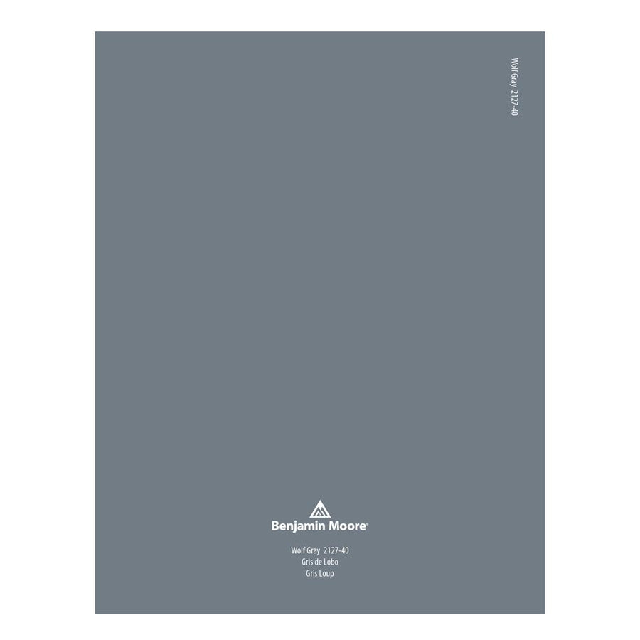 2127-40 Wolf Gray Peel & Stick Color Swatch by Benjamin Moore, available at Hirshfield's in Minnesota.